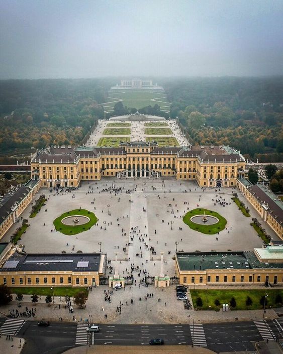 Schönbrunn Palace In Vienna